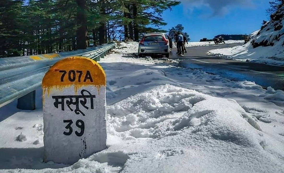 best time to visit Mussoorie, when does it snow in Mussoorie
